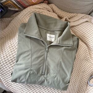 Abercrombie & Fitch Sage Zip-Up Sweatshirt